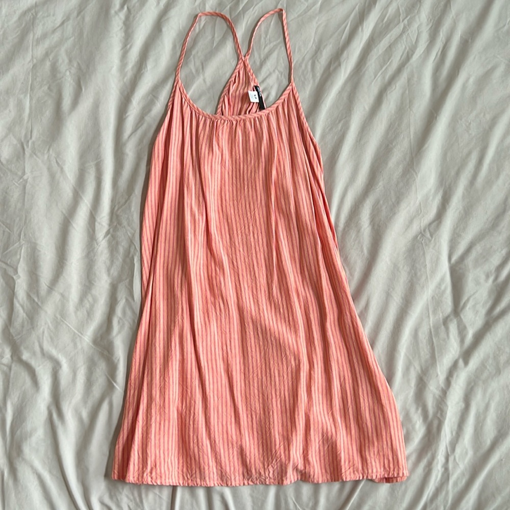 Urban outfitters pink & orange stripe dress